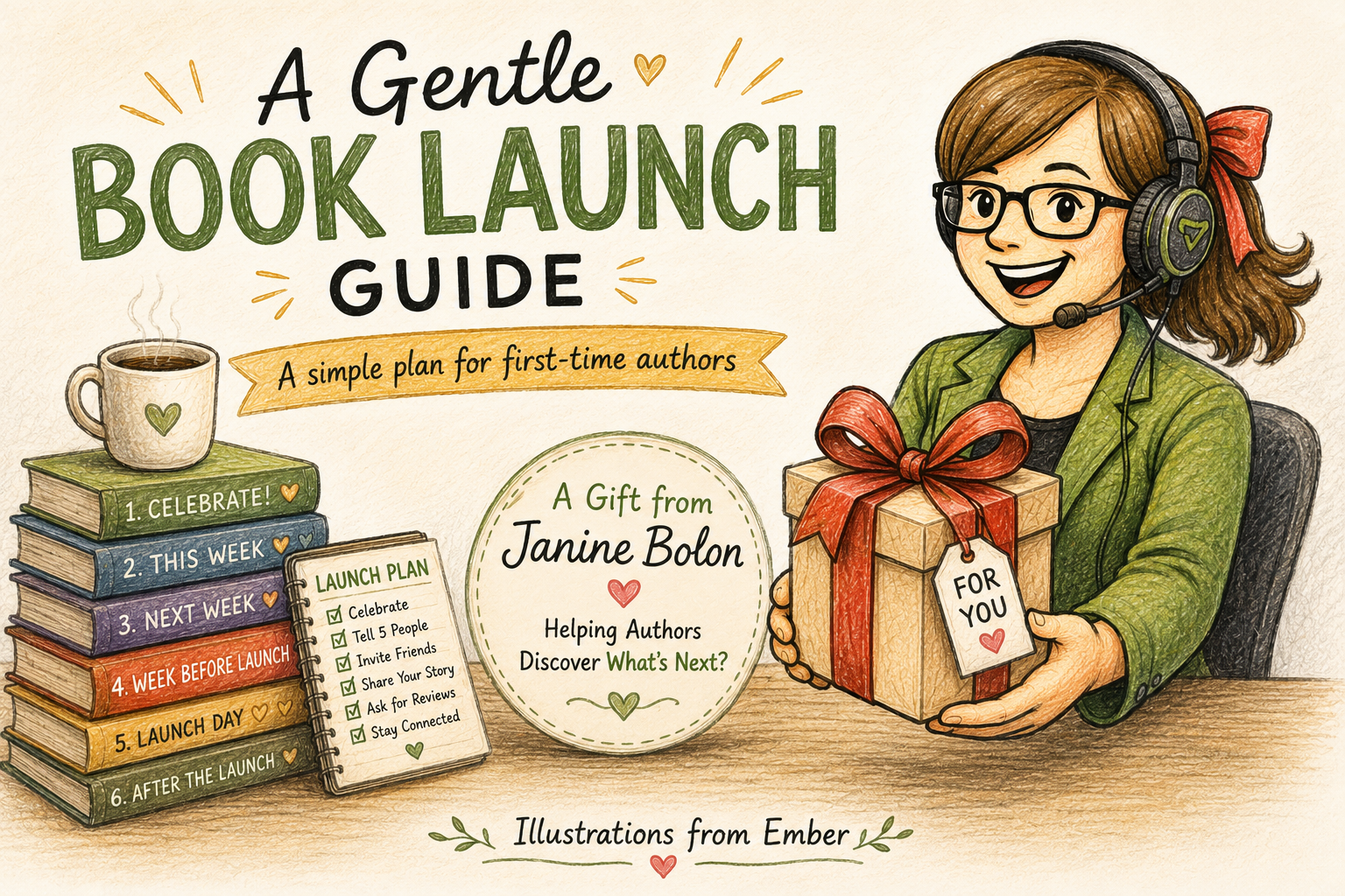 Read more about the article The Gentle Book Launch Plan for First Time Authors